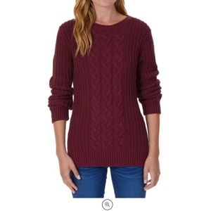 Burgundy sweater